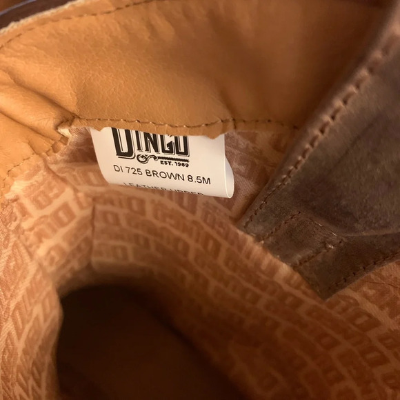 Dingo Women's Mesa Leather Regular Calf Boots NEW 8.5 - Picture 7 of 8